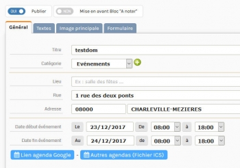 Evolution du Module Actualits