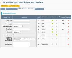 FormaLog / Enovanet - Cration des rubriques